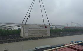 高压负载测试设备在江南长兴造船基地